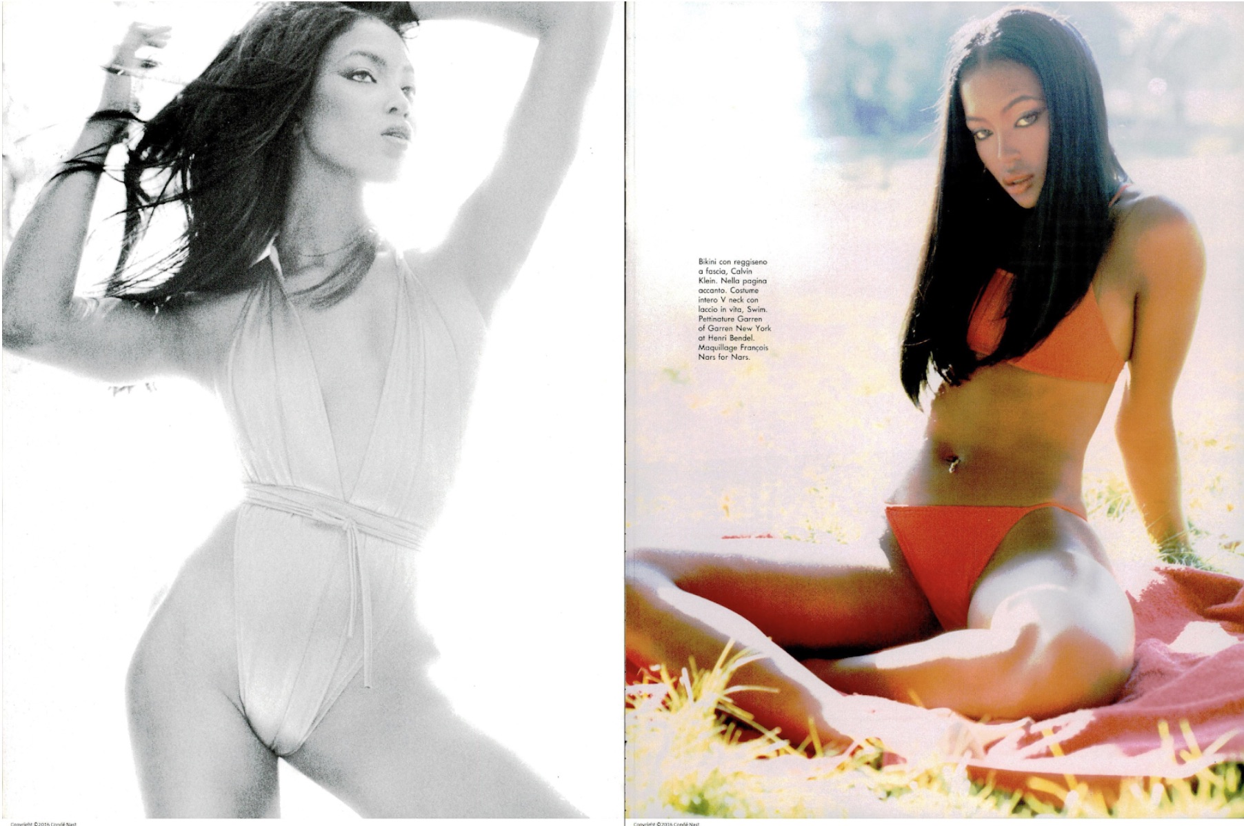 steven meisel, vogue italia, “naomi sexy cosi”, december 1994