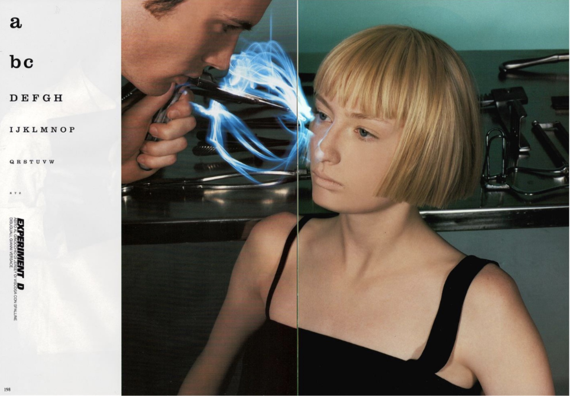 steven meisel, vogue italia, “data lab”, december 1997