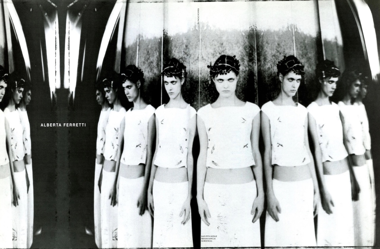 paolo roversi, alberta ferretti, spring/summer 1999