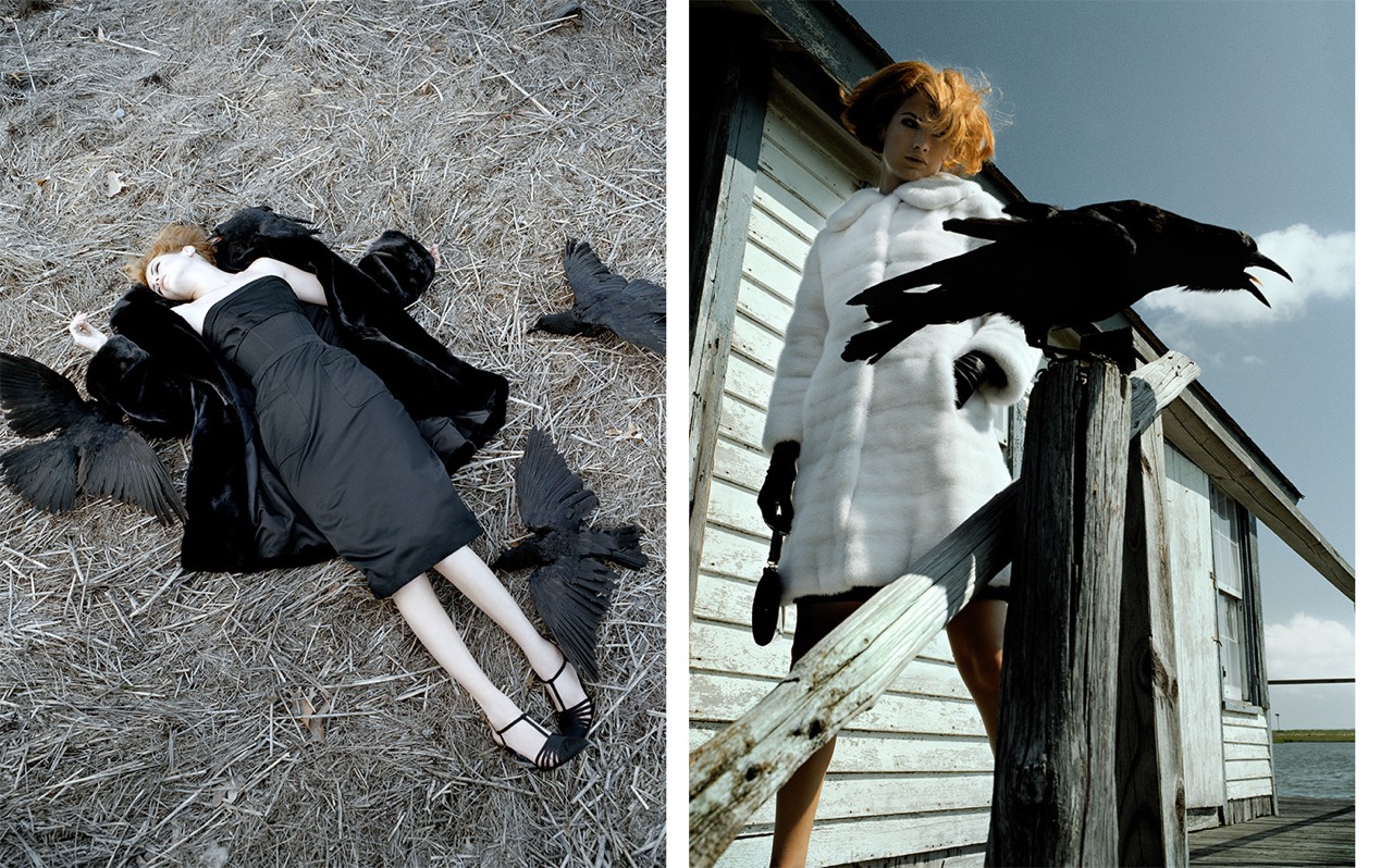 raymond meier, harper’s bazaar, “the furs”, 1995