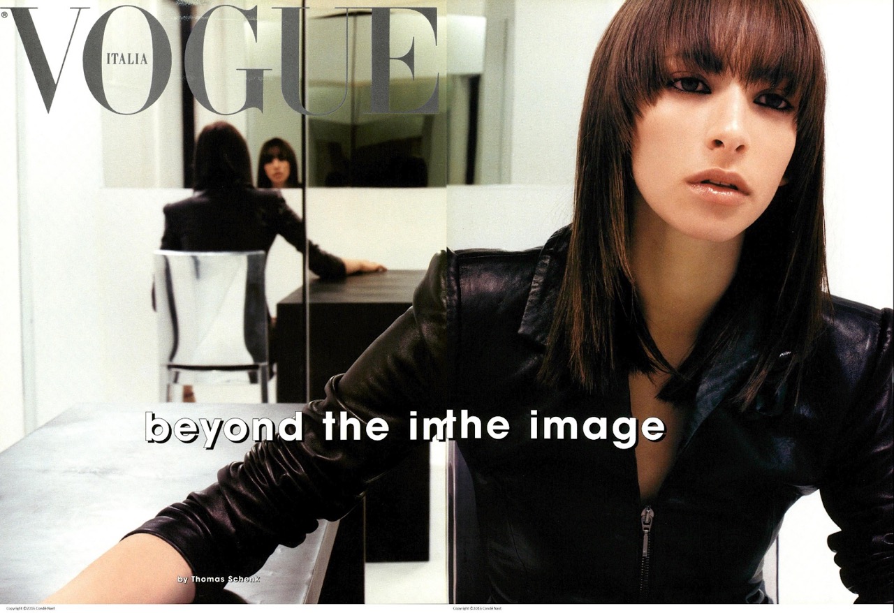 thomas schenk, vogue italia, “beyond the image”, august 2001