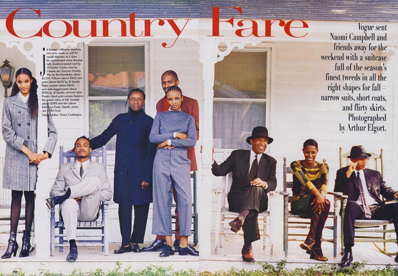 arthur elgort, vogue us, “country fare”, october 1996