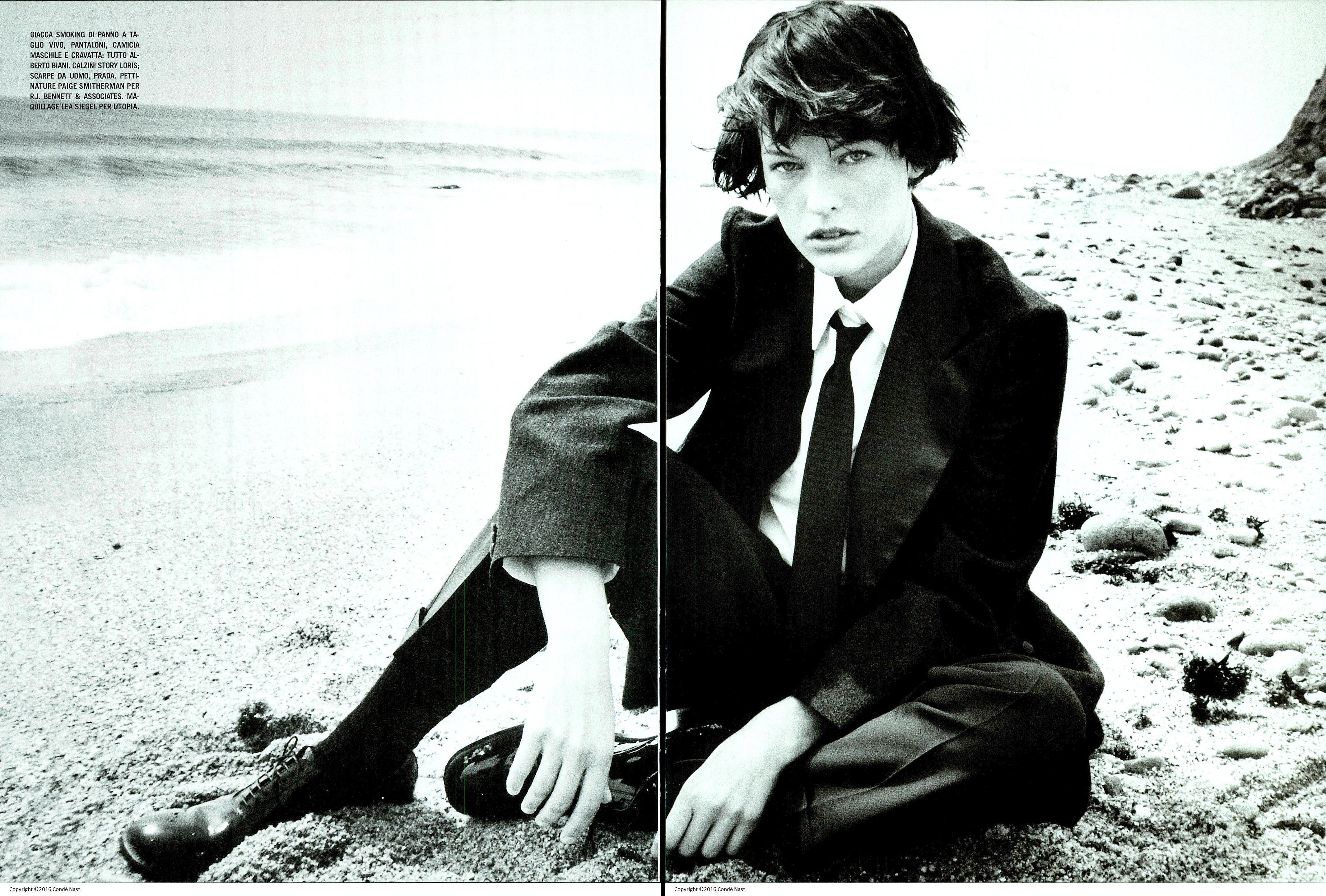 bob richardson, vogue italia, “southampton beach n.y.”, november 1997