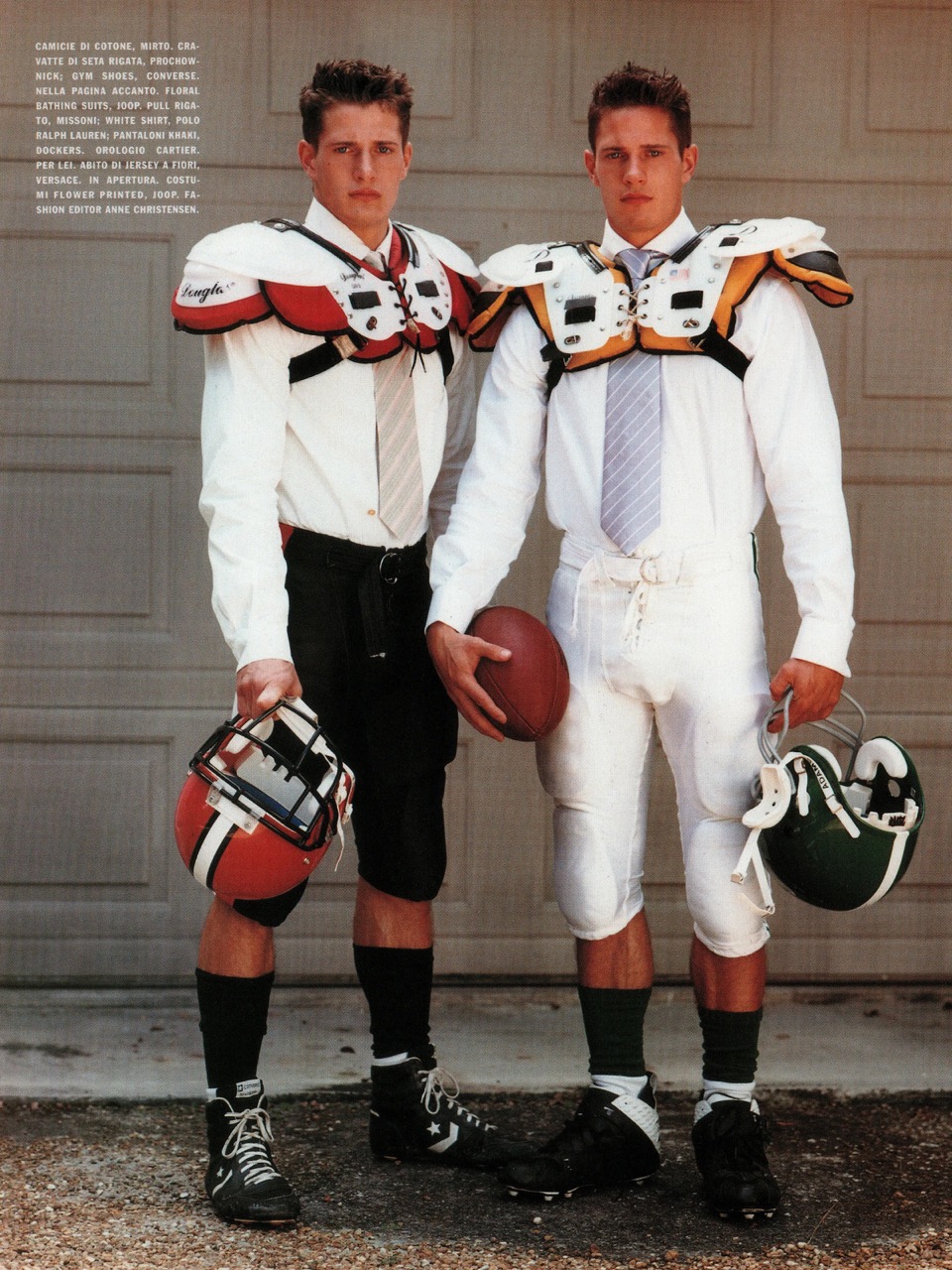 bruce weber, l’uomo vogue, “duet”, january 2001
