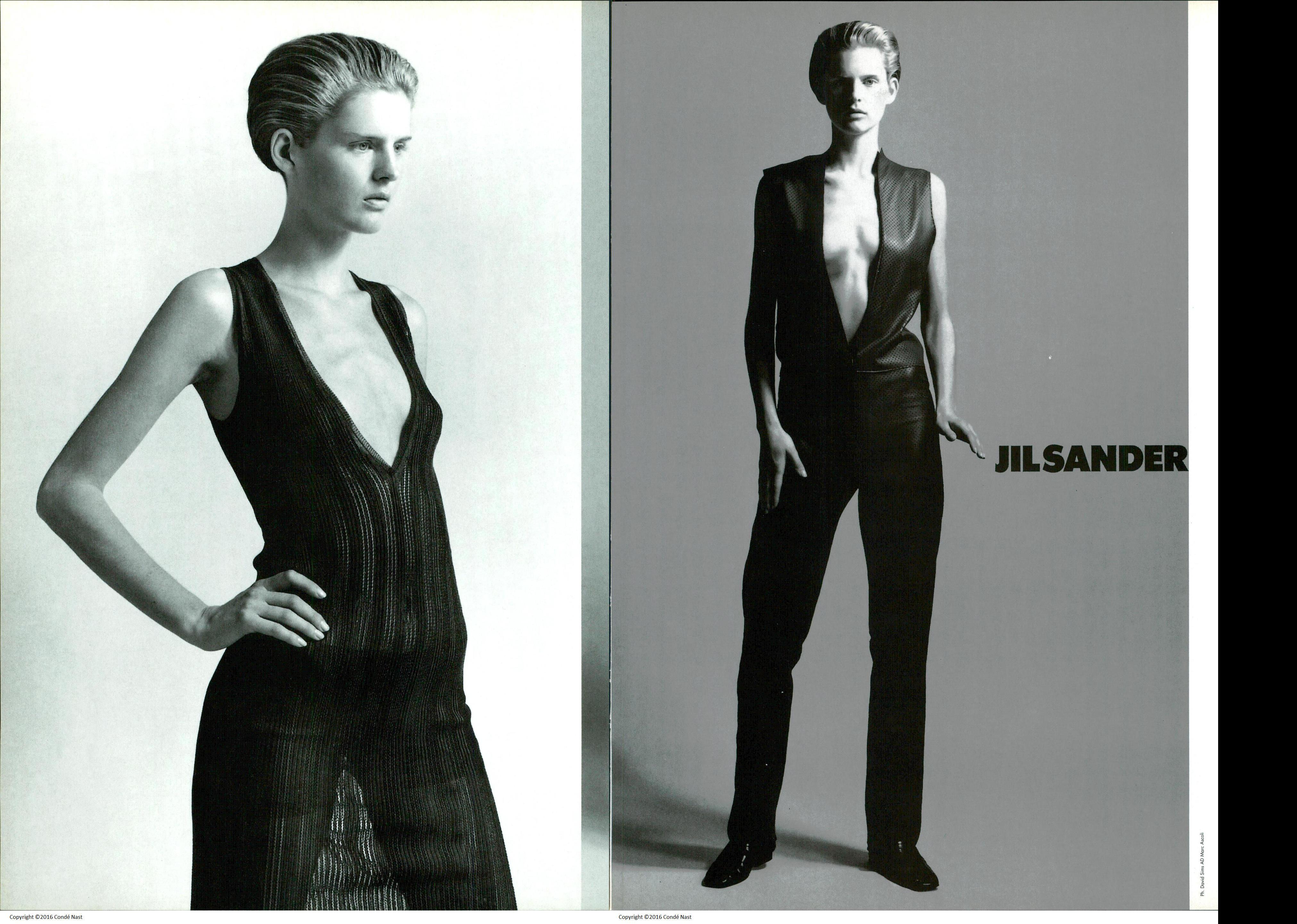 david sims, jil sander, spring/summer 1997