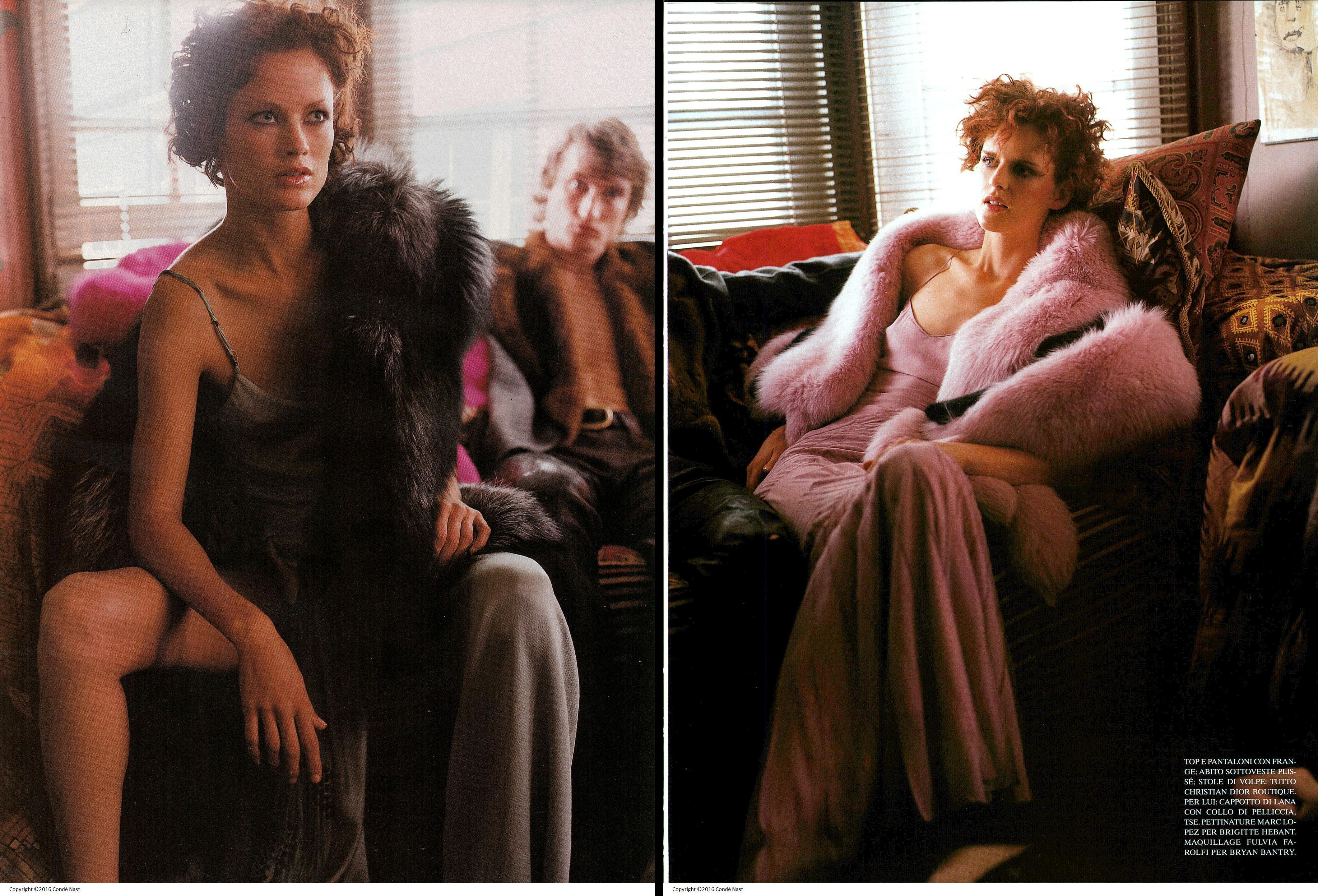 mario testino, vogue italia, “furs furs”, december 1997